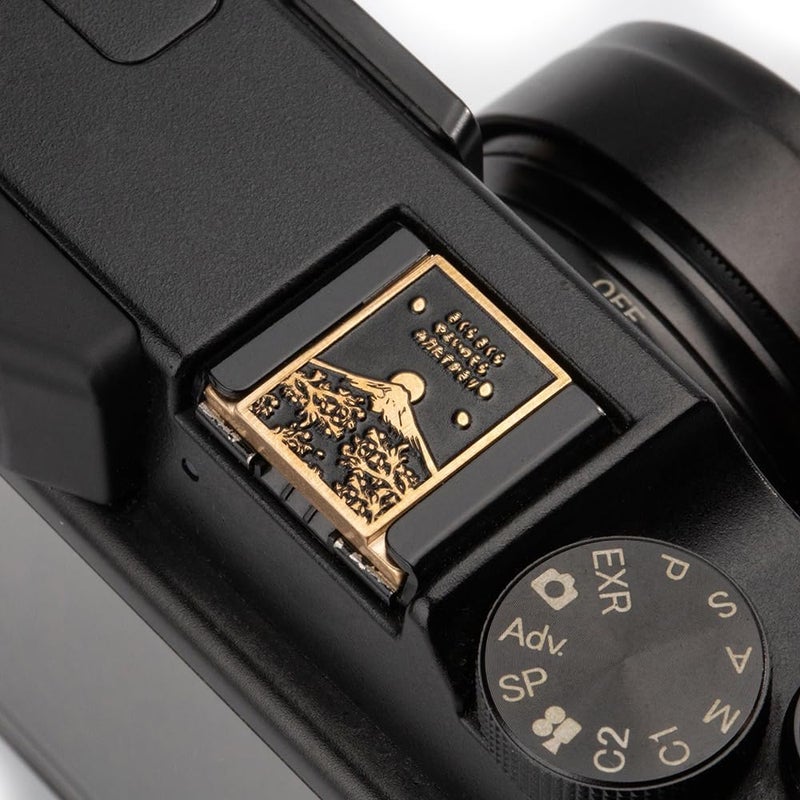DBZZ Falling Cherry Blossoms Camera Metal Hot Shoe Cover for Fujifilm xpro2 xpro1 x100vi xe5 xt5 xt4 xt3 for Nikon zf zfc df (Copper Alloy-Hot Shoe Cover) - Image 3